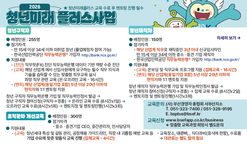 2026 청년미래플러스 사업